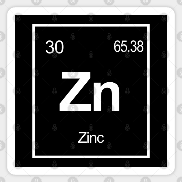 Zn Element of Zinc Periodic Table Elements Zinc Zinc Element